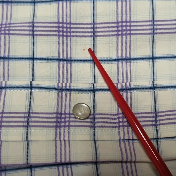 Stetson Men Button Down Shirt Plaid - Picture 5 of 8